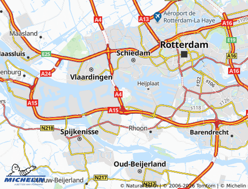 Mapa MICHELIN Pernis - ViaMichelin