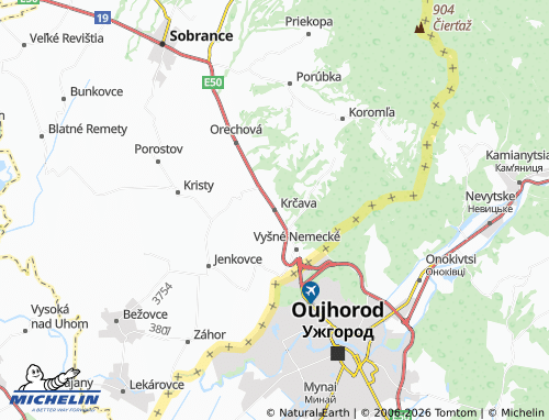 MICHELIN Krčava map - ViaMichelin