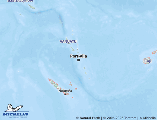 MICHELIN-Landkarte Vanuatu - ViaMichelin
