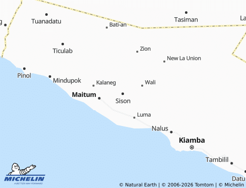 MICHELIN Sison map - ViaMichelin