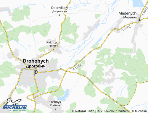 Mappa MICHELIN Mykhailevychi - ViaMichelin