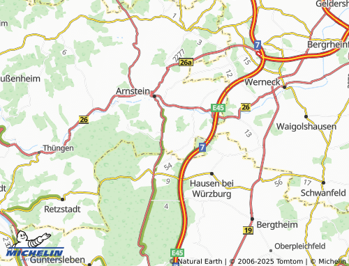 MICHELIN-Landkarte Faustenbach - ViaMichelin