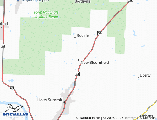 Mappa MICHELIN New Bloomfield - ViaMichelin