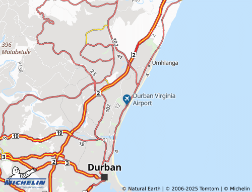 MICHELIN Glen Ashley map - ViaMichelin