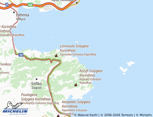 MICHELIN Kiourkati map - ViaMichelin