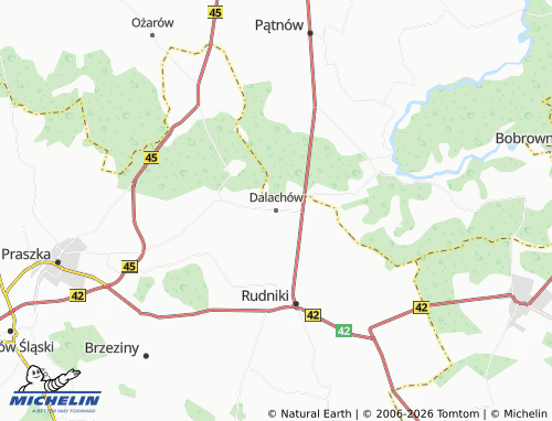 MICHELIN Dalachów map - ViaMichelin