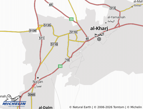 MICHELIN-Landkarte Ghirnatah - ViaMichelin