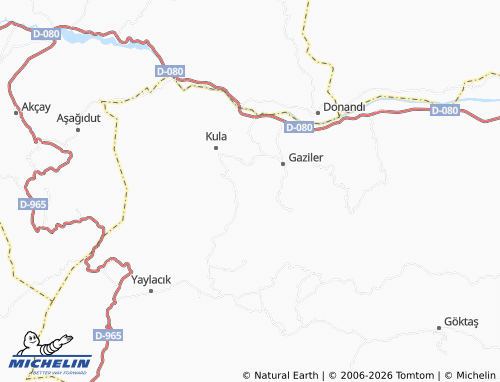 MICHELIN Bahçecik map - ViaMichelin