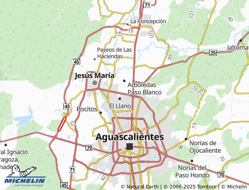 Kaart MICHELIN Mayorazgo San Cristóbal - ViaMichelin