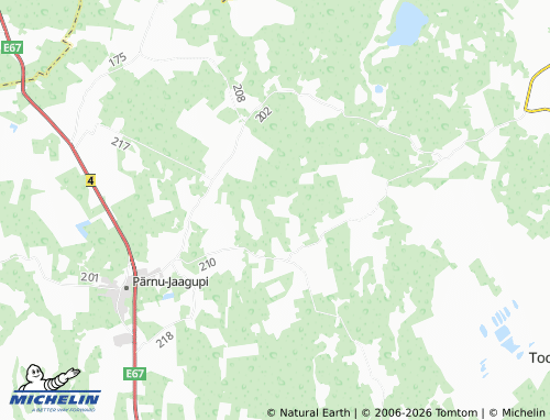 Mapa MICHELIN Tühjasma - ViaMichelin