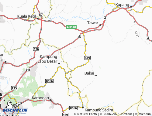 MICHELIN Kampung Banggol Onggok map - ViaMichelin