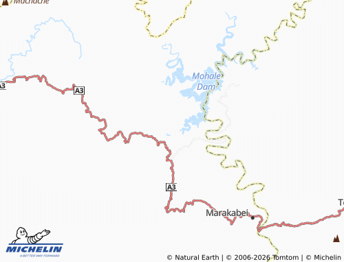 MICHELIN Ha Mohale map - ViaMichelin