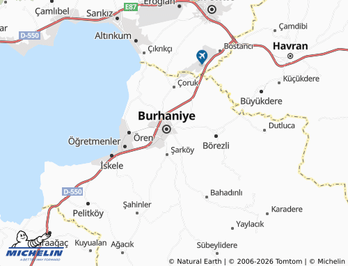 MICHELIN Yunus map - ViaMichelin