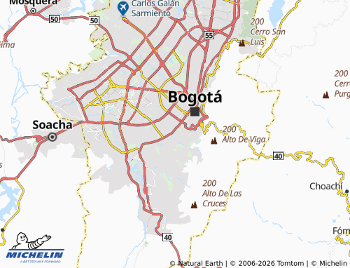 Carte MICHELIN Ciudad Berna - ViaMichelin