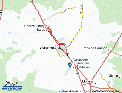 Mapa MICHELIN Cruz Azul - ViaMichelin