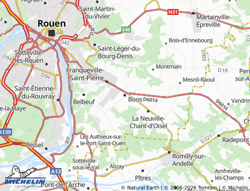 Mapa MICHELIN Boos - ViaMichelin