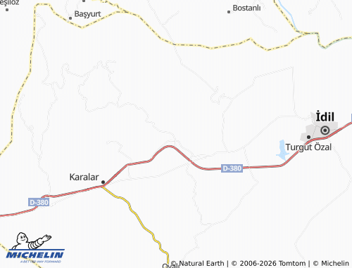 MICHELIN-Landkarte Öğündük - ViaMichelin