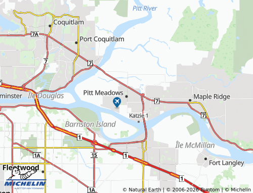 Kaart MICHELIN Pitt Meadows - ViaMichelin