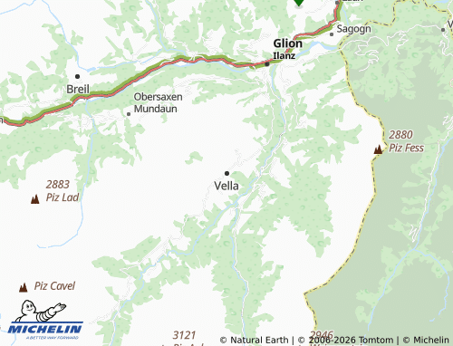 Mapa MICHELIN Vella - ViaMichelin