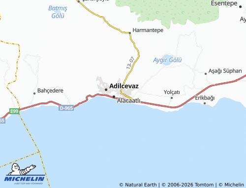 Mapa MICHELIN Atatürk - ViaMichelin