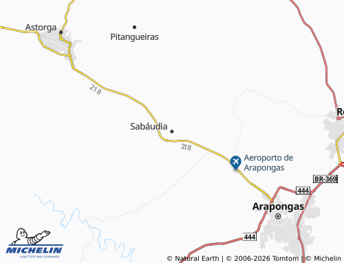 Mapa MICHELIN Sabáudia - ViaMichelin