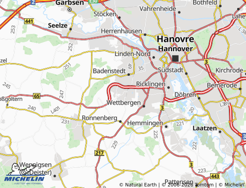 MICHELIN Empelde map - ViaMichelin