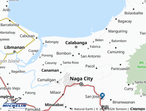 MICHELIN Bombon map - ViaMichelin
