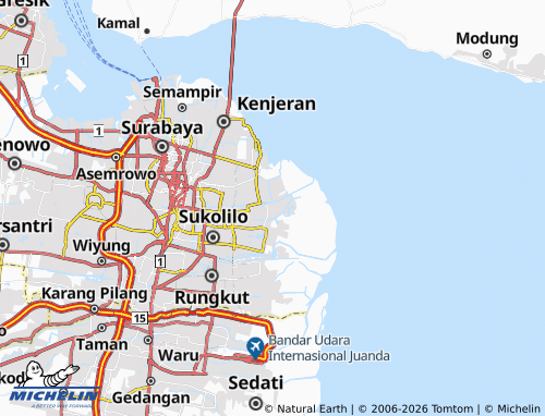 MICHELIN-Landkarte Kejawen Putih Tambak - ViaMichelin