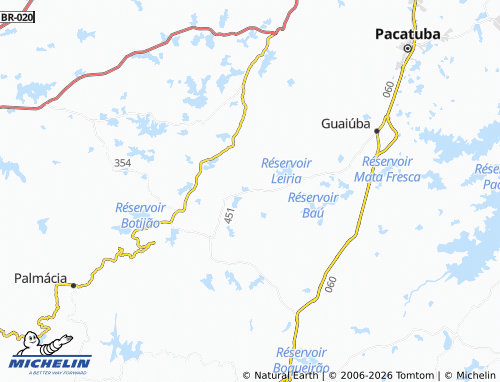 Mappa MICHELIN Dourado - ViaMichelin