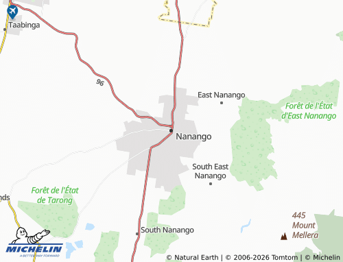 MICHELIN Nanango map - ViaMichelin
