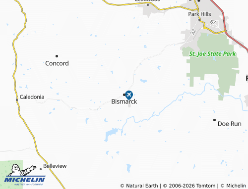 Mapa MICHELIN Bismarck - ViaMichelin