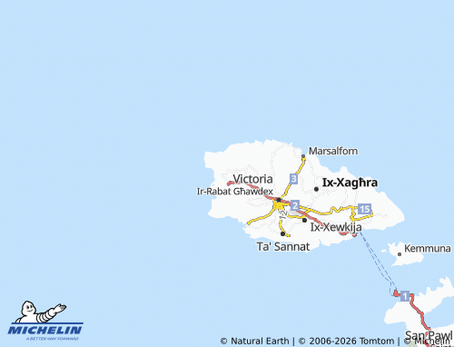 Carte MICHELIN Santu Pietru - ViaMichelin