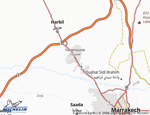Mappa MICHELIN Tamansourt - ViaMichelin