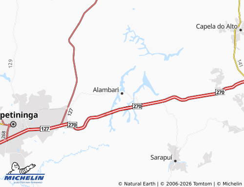 Mapa MICHELIN Alambari - ViaMichelin