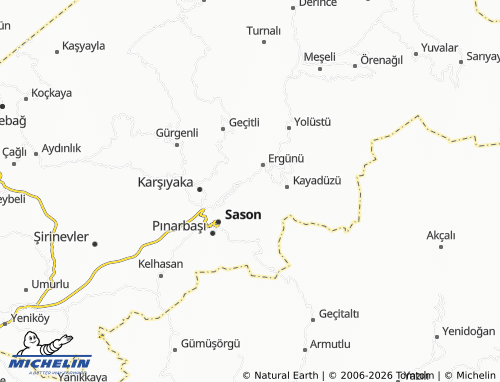Mappa MICHELIN Boğazkapı - ViaMichelin