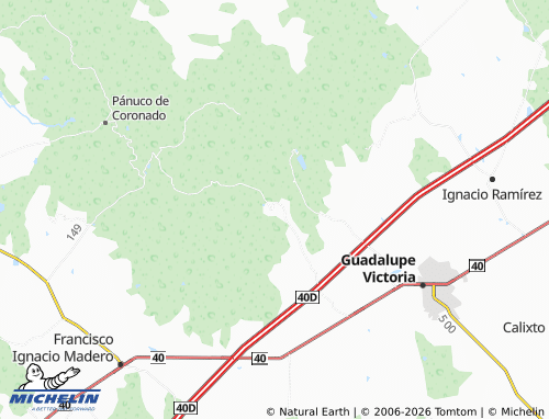 MICHELIN Librado Rivera map - ViaMichelin