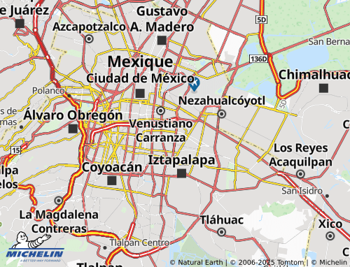MICHELIN Gabriel Ramos Millán map - ViaMichelin