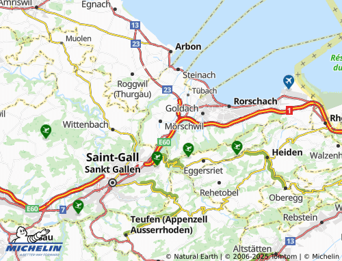 MICHELIN Fahrn map - ViaMichelin