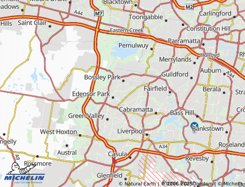 MICHELIN Greenfield Park map - ViaMichelin