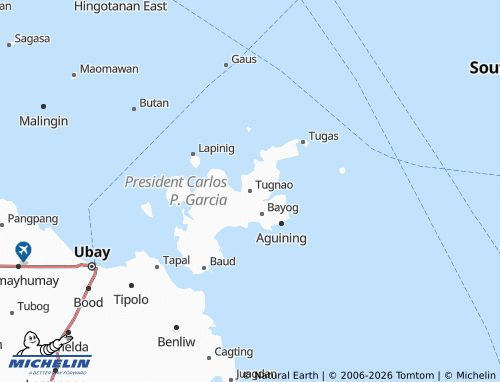 MICHELIN Tugnao map - ViaMichelin