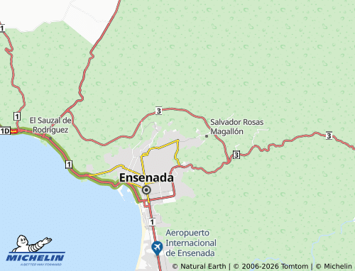 Mapa MICHELIN Mar de Cortez - ViaMichelin
