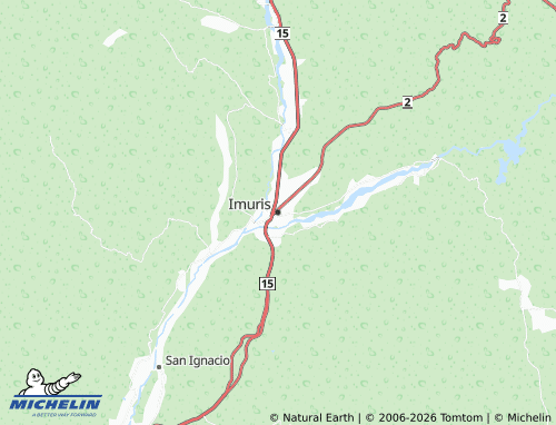MICHELIN Imuris map - ViaMichelin