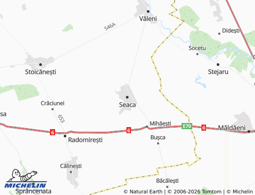 Mapa MICHELIN Seaca - ViaMichelin