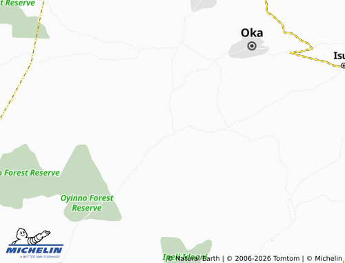 Carte MICHELIN Oba - ViaMichelin