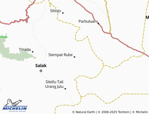 MICHELIN Siempat Rube map - ViaMichelin