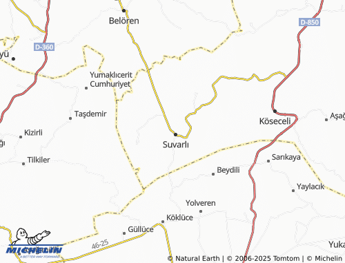 MICHELIN Adalet map - ViaMichelin