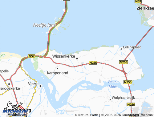 Carte MICHELIN Wissenkerke - ViaMichelin