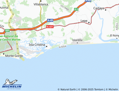 Mapa MICHELIN Casita Azul - ViaMichelin