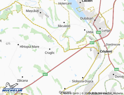 Carte MICHELIN Ohrincea - ViaMichelin