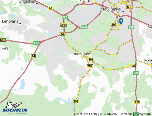 Mappa MICHELIN Vaidotai - ViaMichelin